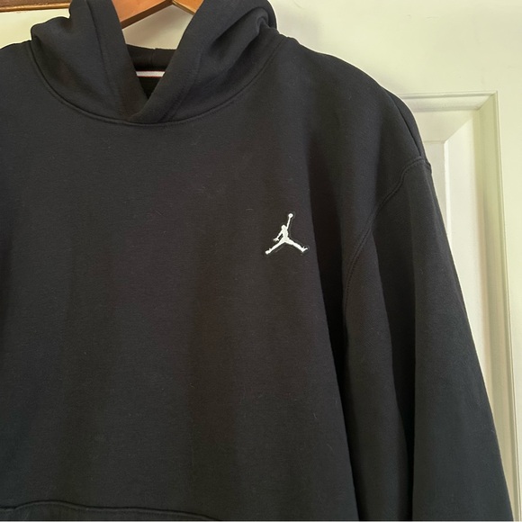 Nike Air Jordan Pullover Hoodie Black Mens Size Small Jumpman Great Condition - Picture 2 of 9